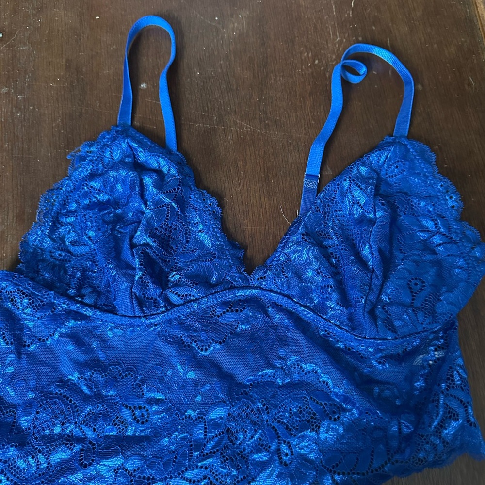 Elegant Blue Lace top